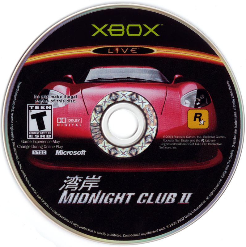 Media for Midnight Club II (Xbox)