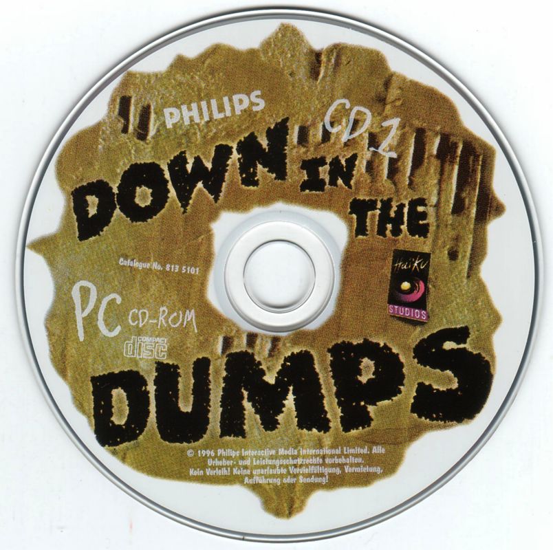 Media for Down in the Dumps (DOS): Disc 1