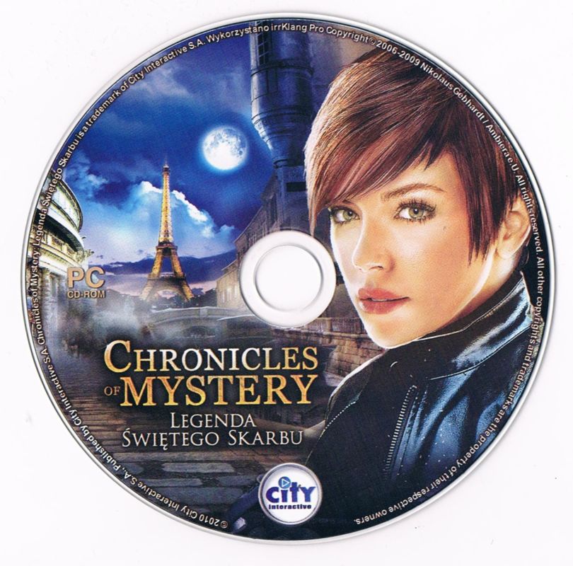 Media for Chronicles of Mystery: The Legend of the Sacred Treasure (Windows)