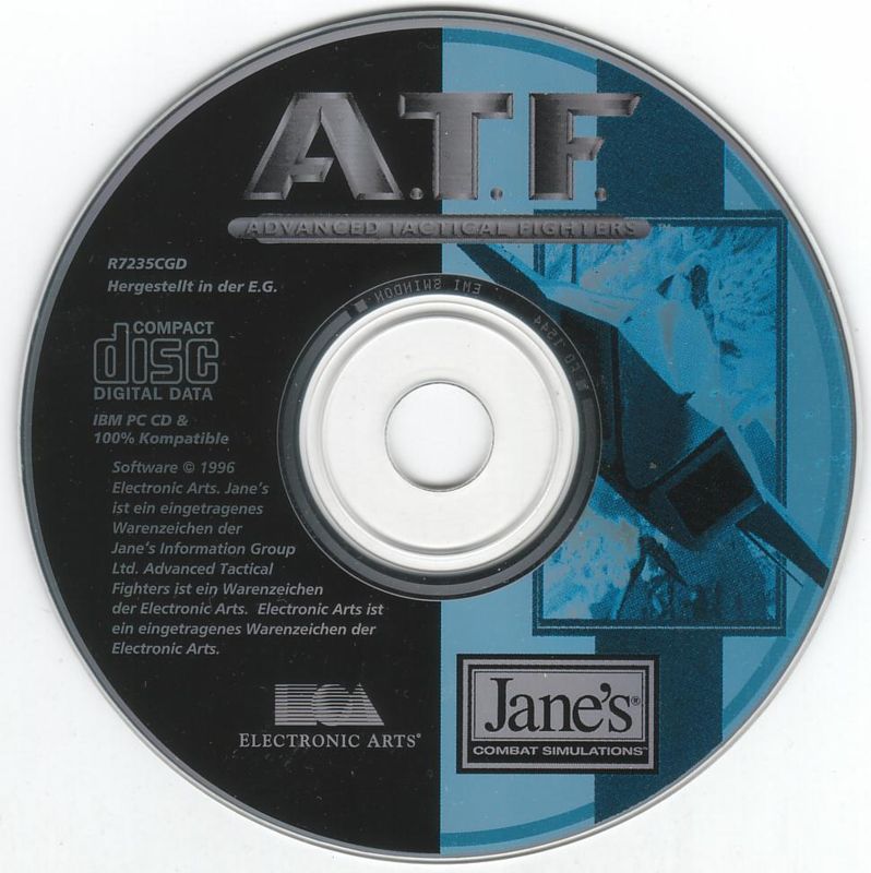 Media for Jane's Combat Simulations: ATF - Advanced Tactical Fighters (DOS)