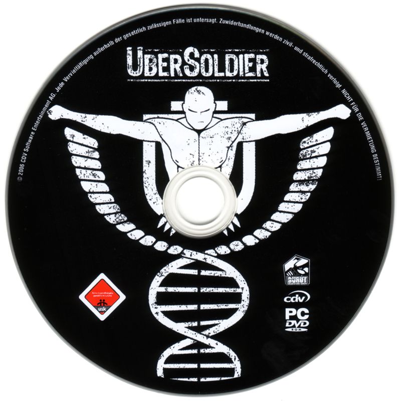 Media for ÜberSoldier (Windows) (Inside cover is hidden (non-transparent Keep Case))