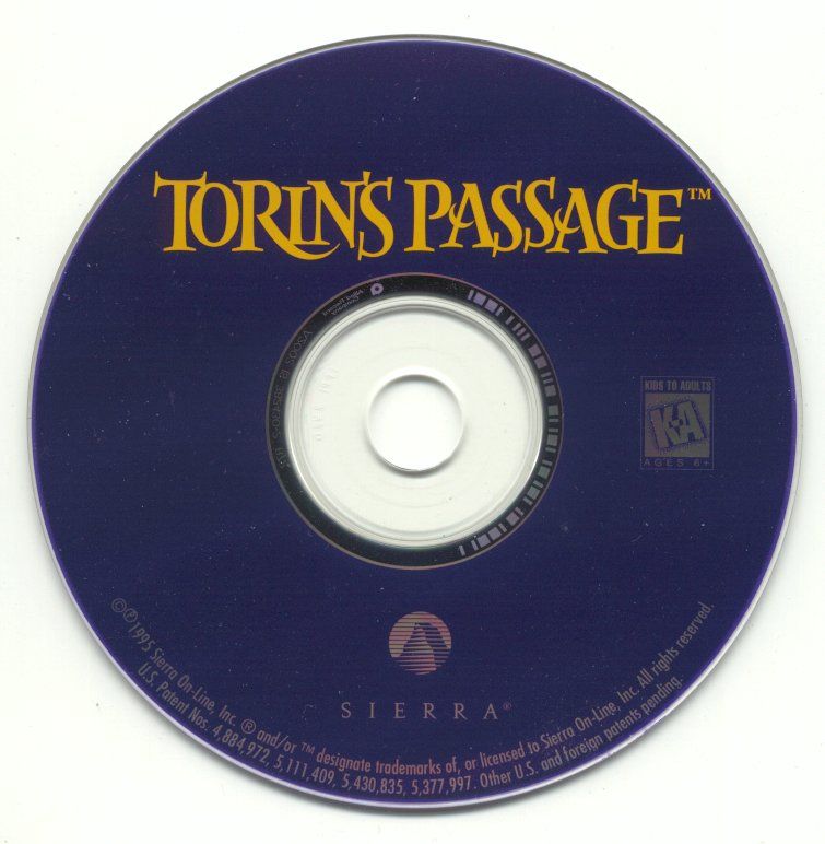 Media for Torin's Passage (DOS and Windows and Windows 3.x)