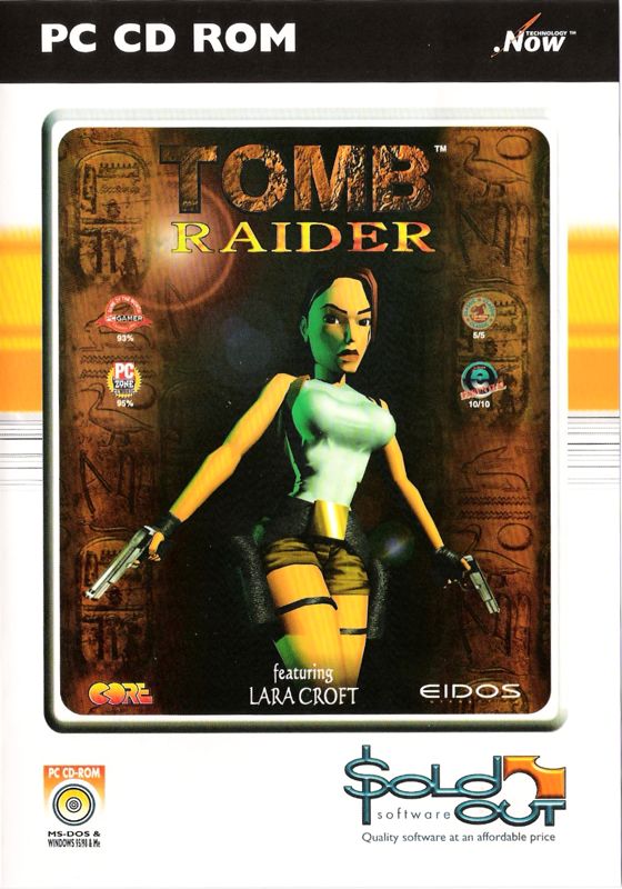 Front Cover for Tomb Raider (DOS) (Sold Out Software release (2001))