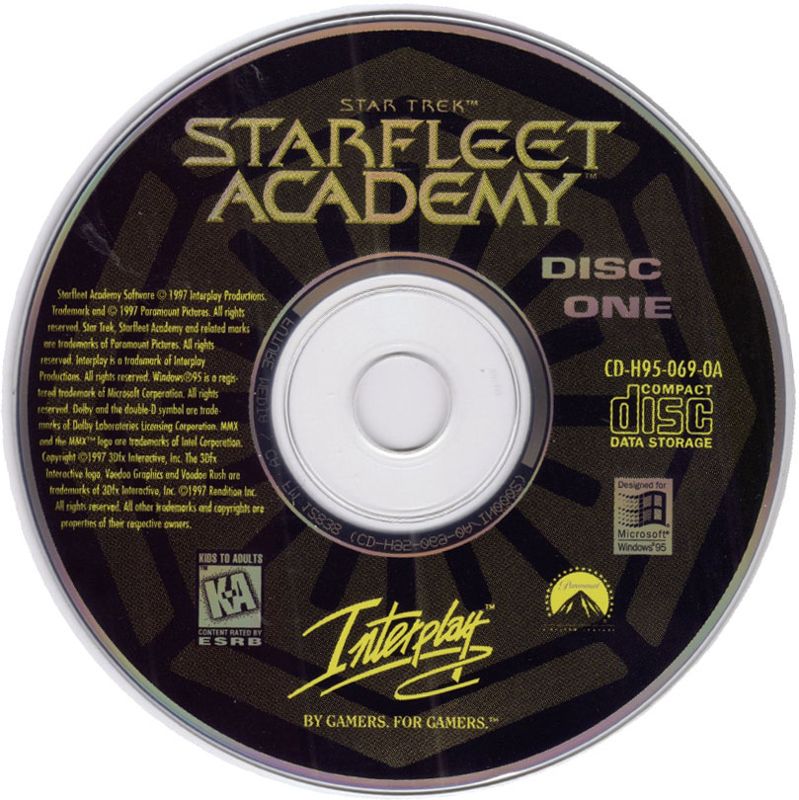 Media for Star Trek: Starfleet Academy (Windows): Disc 1/5