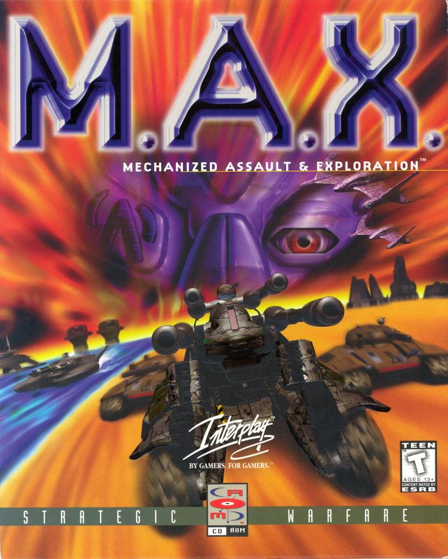 Front Cover for M.A.X.: Mechanized Assault & Exploration (DOS)