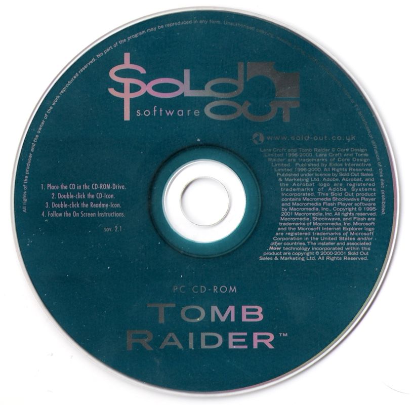 Media for Tomb Raider (DOS) (Sold Out Software release (2001))