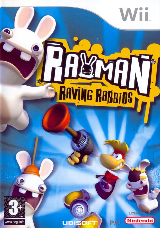 Rayman Raving Rabbids cover or packaging material MobyGames