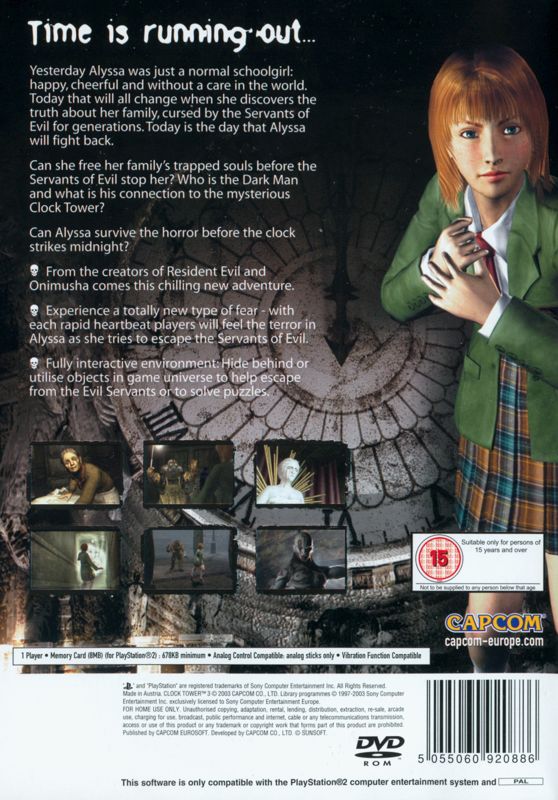 Clock Tower 3 retailer For Playstation 2