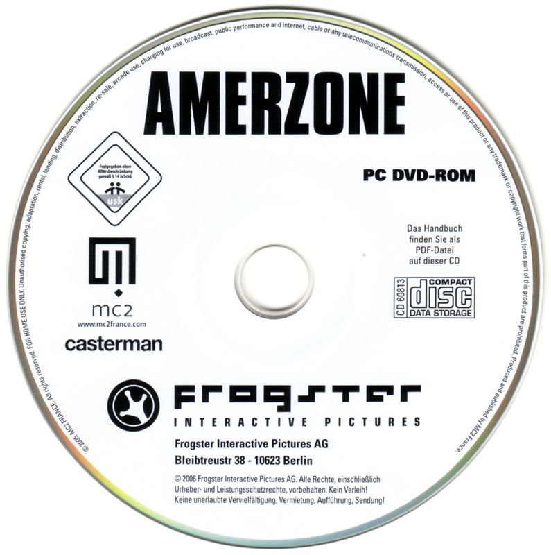 Media for Amerzone: The Explorer's Legacy (Windows) (Back to Games release)