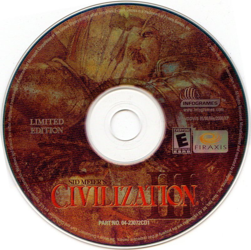 Media for Sid Meier's Civilization III (Limited Edition) (Windows)