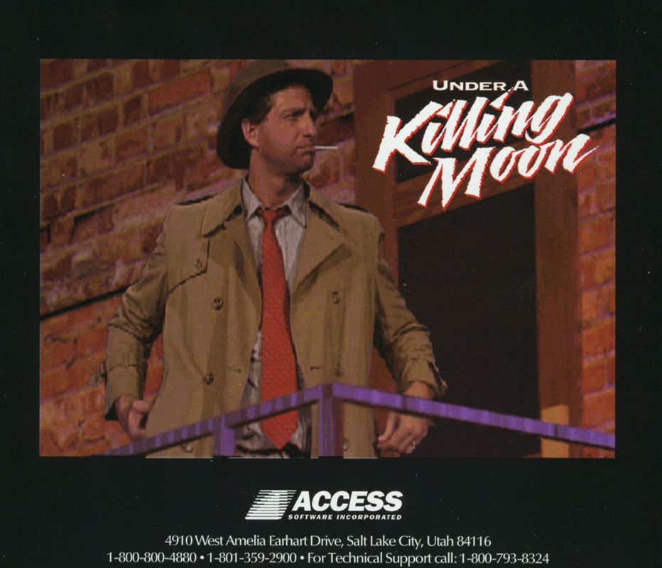 Other for Under a Killing Moon (DOS): Jewel Case - Back