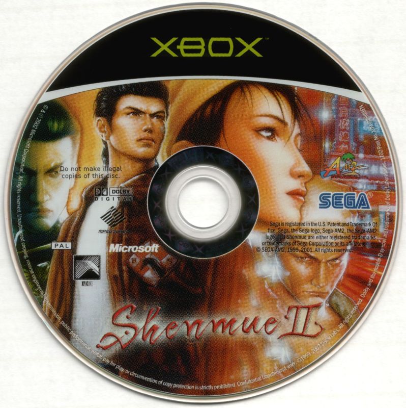 Media for Shenmue II (Xbox)