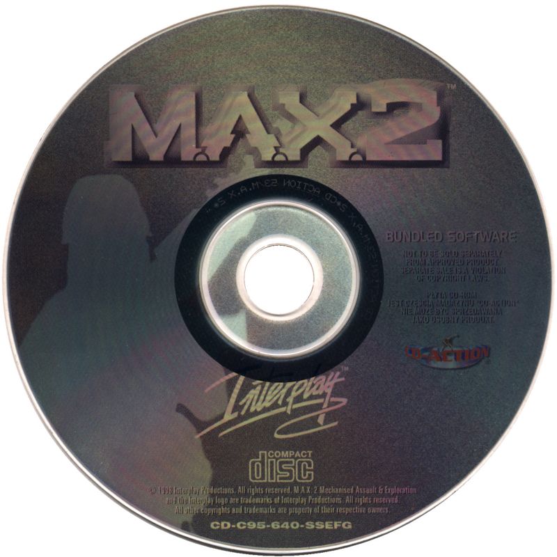 Media for M.A.X. 2: Mechanized Assault & Exploration (Windows) (CD-Action magazine #10/2000 covermount)