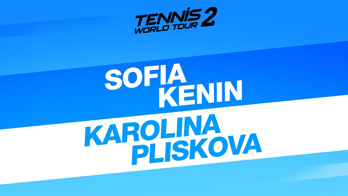 Front Cover for Tennis World Tour 2: Sofia Kenin & Karolina Pliskova (Nintendo Switch) (download release)