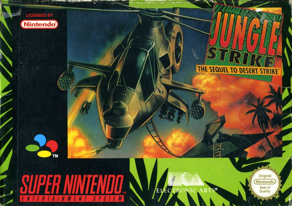 Front Cover for Jungle Strike (SNES)