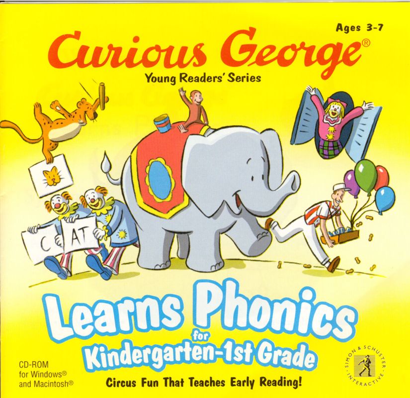 Front Cover for Curious George Learns Phonics (Macintosh and Windows)