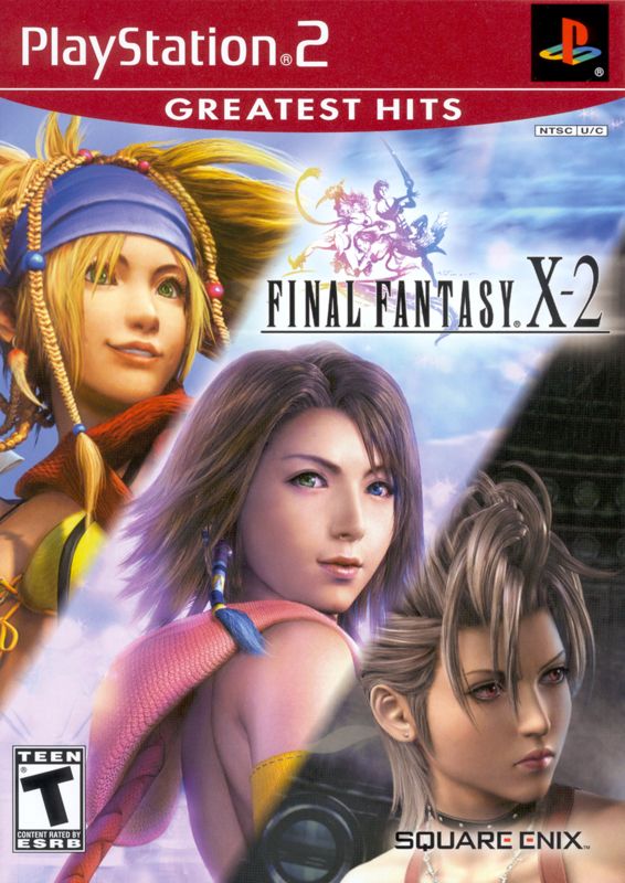 Front Cover for Final Fantasy X-2 (PlayStation 2) (Greatest Hits release)