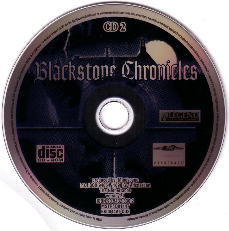 Media for John Saul's Blackstone Chronicles: An Adventure in Terror (Windows): Disc 2