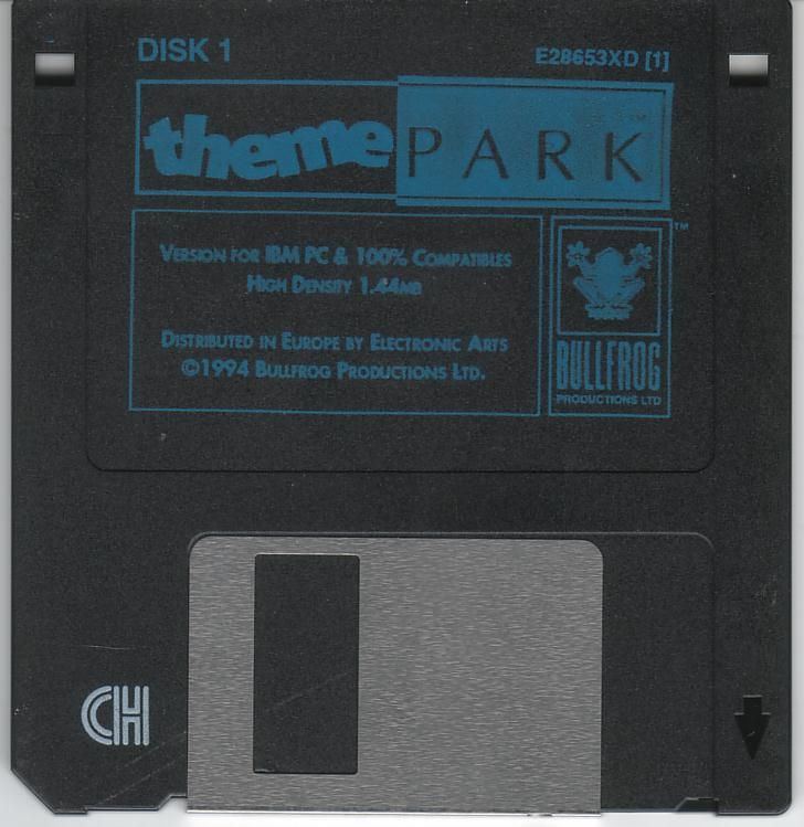 Media for Theme Park (DOS): Disk 1/6
