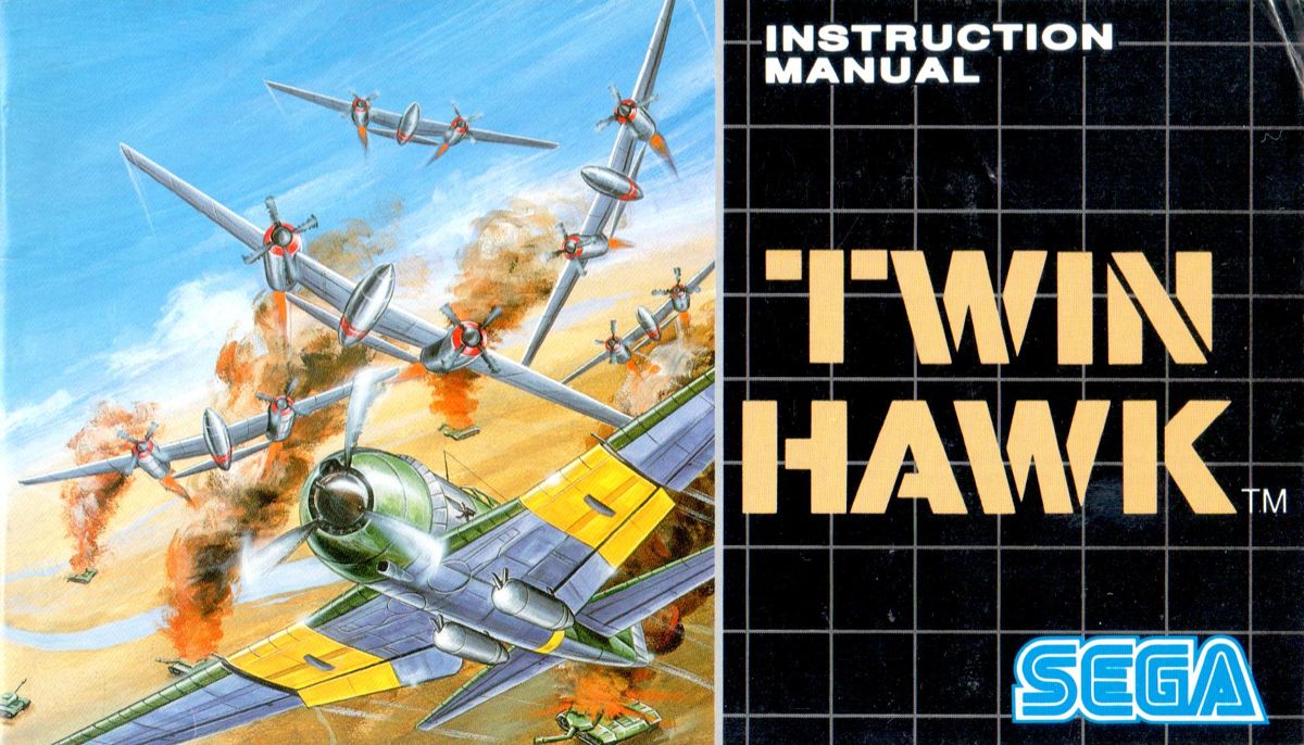 Manual for Twin Hawk (Genesis): Front