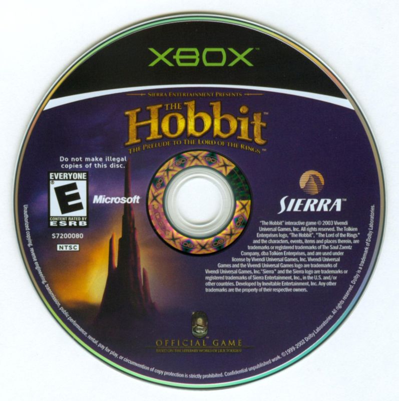 The Hobbit cover or packaging material MobyGames