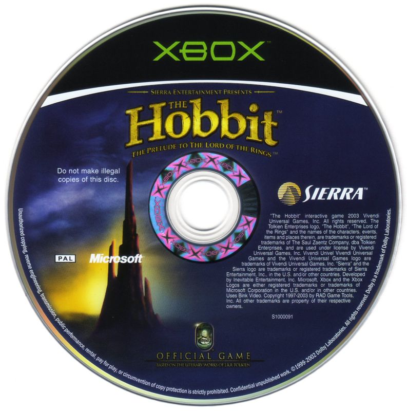 Media for The Hobbit (Xbox)