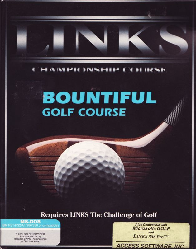 Front Cover for Links: Championship Course - Bountiful Golf Course (DOS) (3.5" double density disk release)