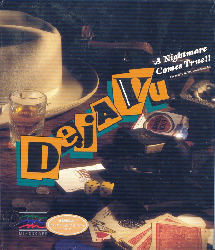 Front Cover for Deja Vu: A Nightmare Comes True!! (Amiga)