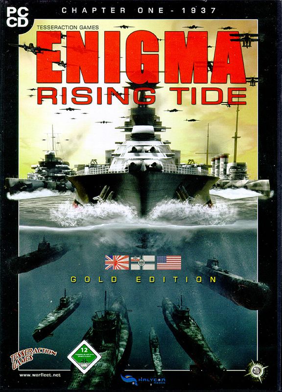 Front Cover for Enigma: Rising Tide (Gold Edition) (Windows) (International Gold edition)
