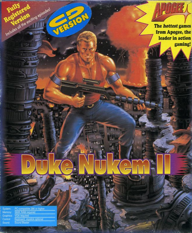 Front Cover for Duke Nukem II (DOS) (CD version)
