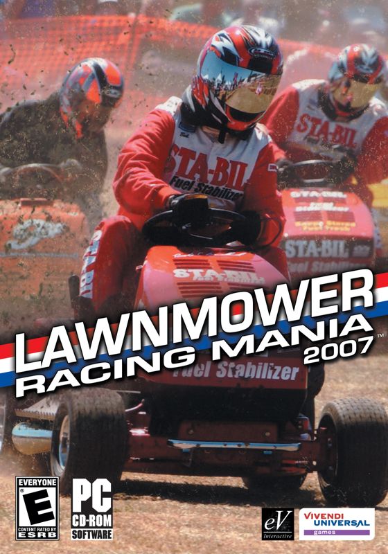 Front Cover for Lawnmower Racing Mania 2007 (Windows)