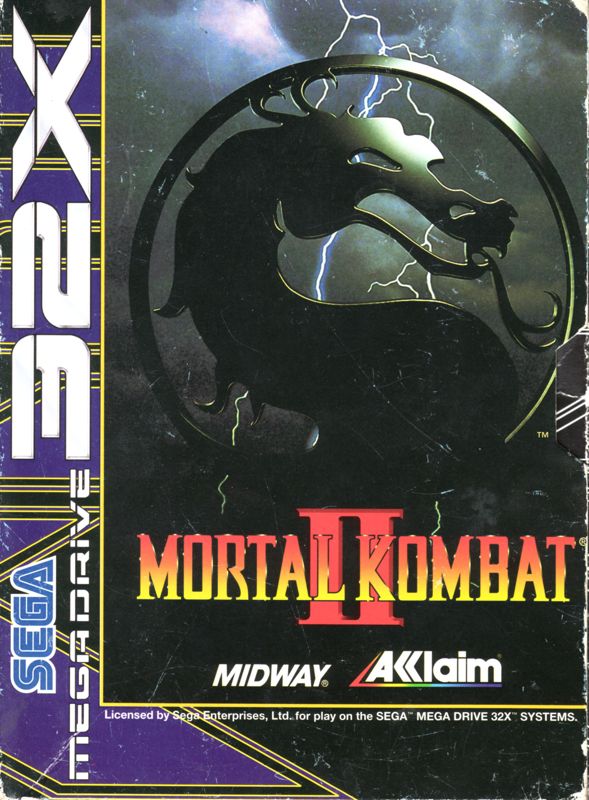 Front Cover for Mortal Kombat II (SEGA 32X)