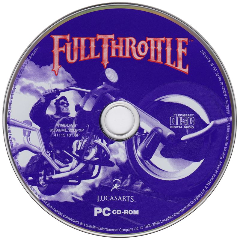 Media for Full Throttle (Windows) (LucasArts Classic release)