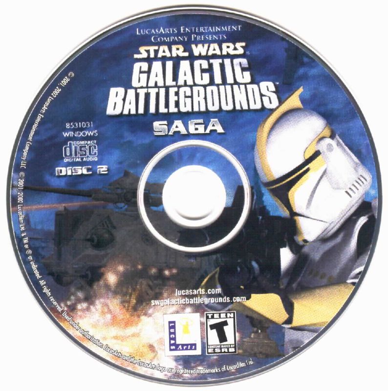 Media for Star Wars: Galactic Battlegrounds - Saga (Windows): Disc 2