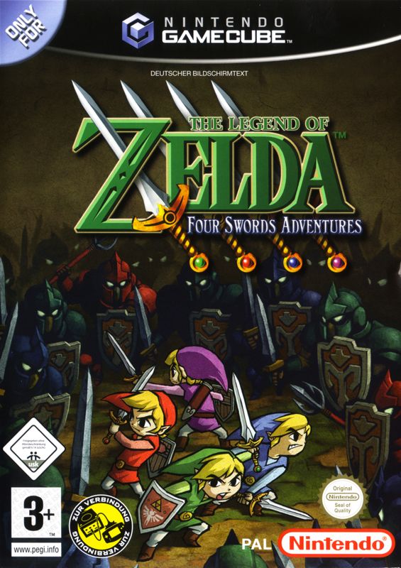 Other for The Legend of Zelda: Four Swords Adventures (GameCube): Keep Case - Front