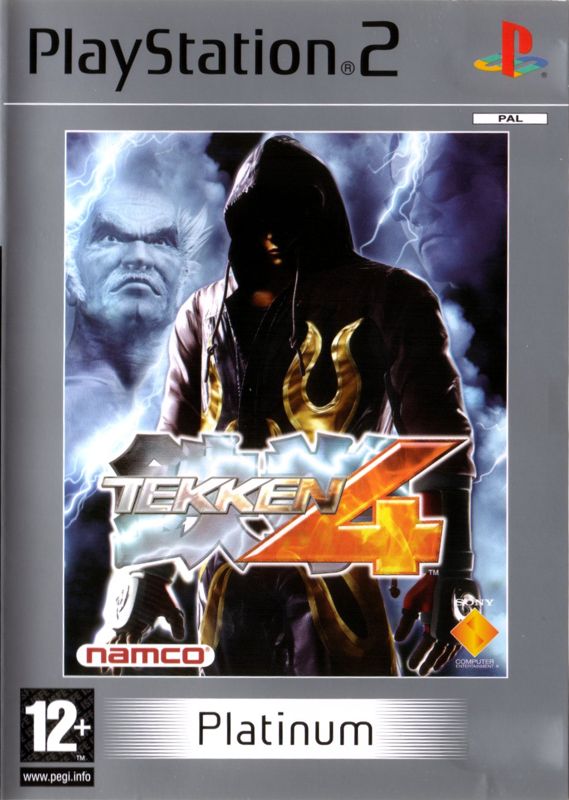 Front Cover for Tekken 4 (PlayStation 2) (Platinum release)