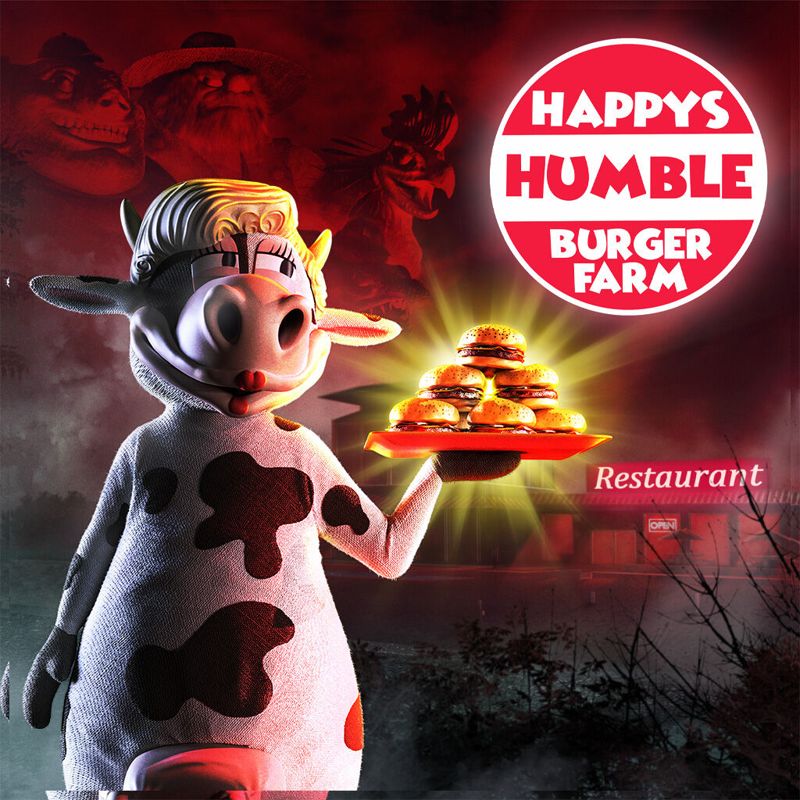 Front Cover for Happy's Humble Burger Farm (Nintendo Switch) (download release)