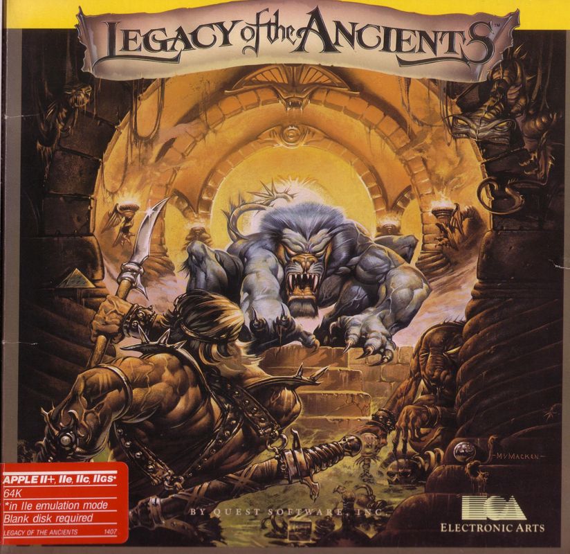 Front Cover for Legacy of the Ancients (Apple II)