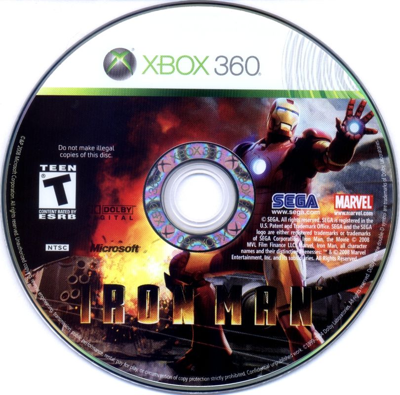Media for Iron Man (Xbox 360)