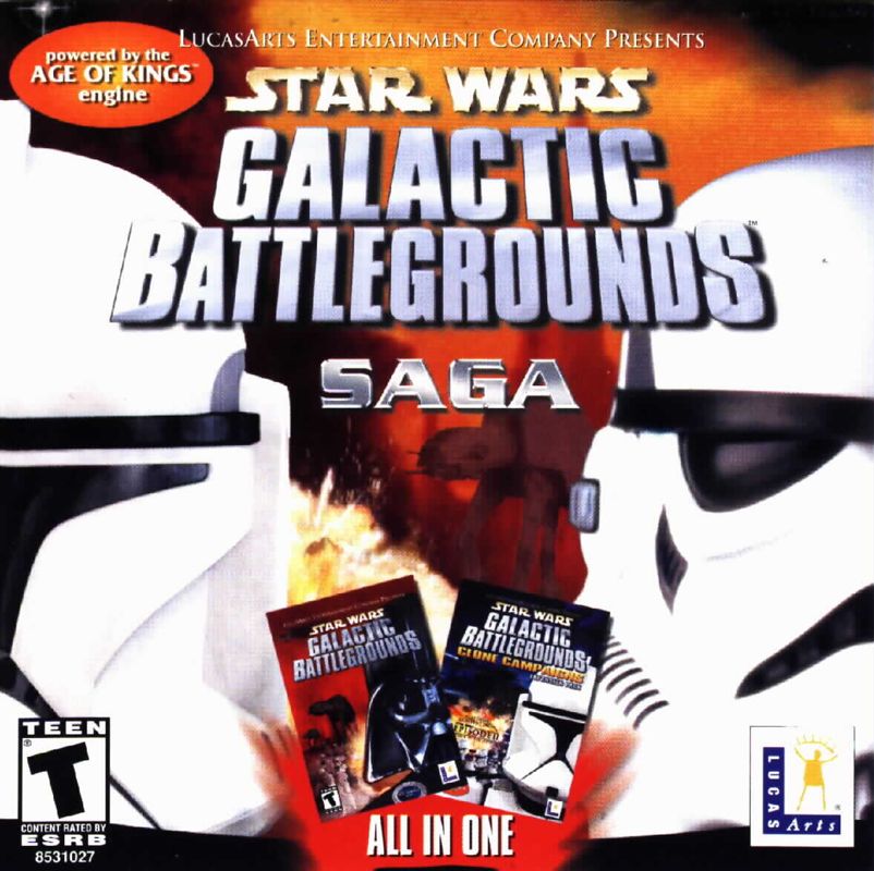 Other for Star Wars: Galactic Battlegrounds - Saga (Windows): Jewel Case - Front