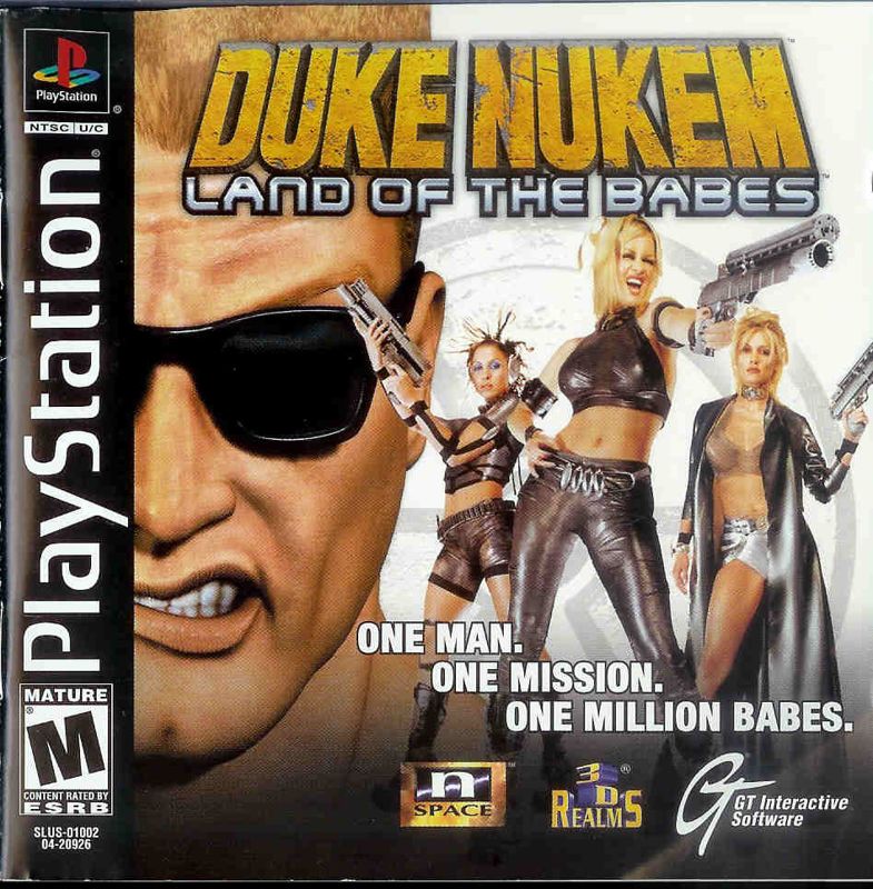 Front Cover for Duke Nukem: Land of the Babes (PlayStation)