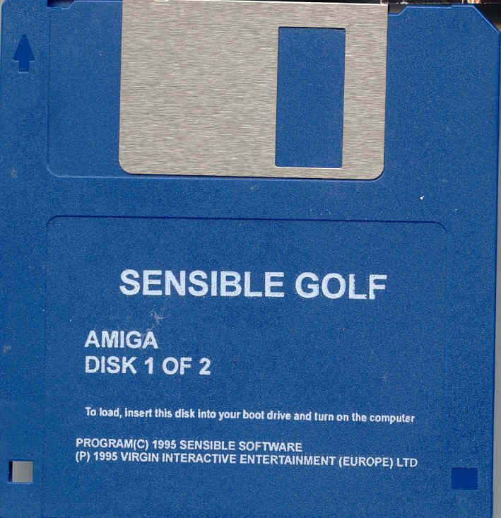 Media for Sensible Golf (Amiga): Disk 1