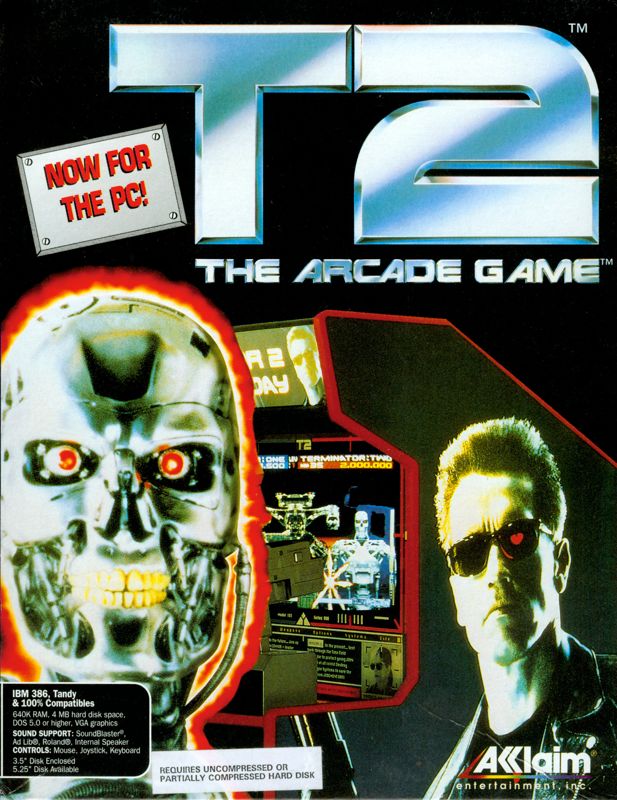 Front Cover for Terminator 2: Judgment Day (DOS)