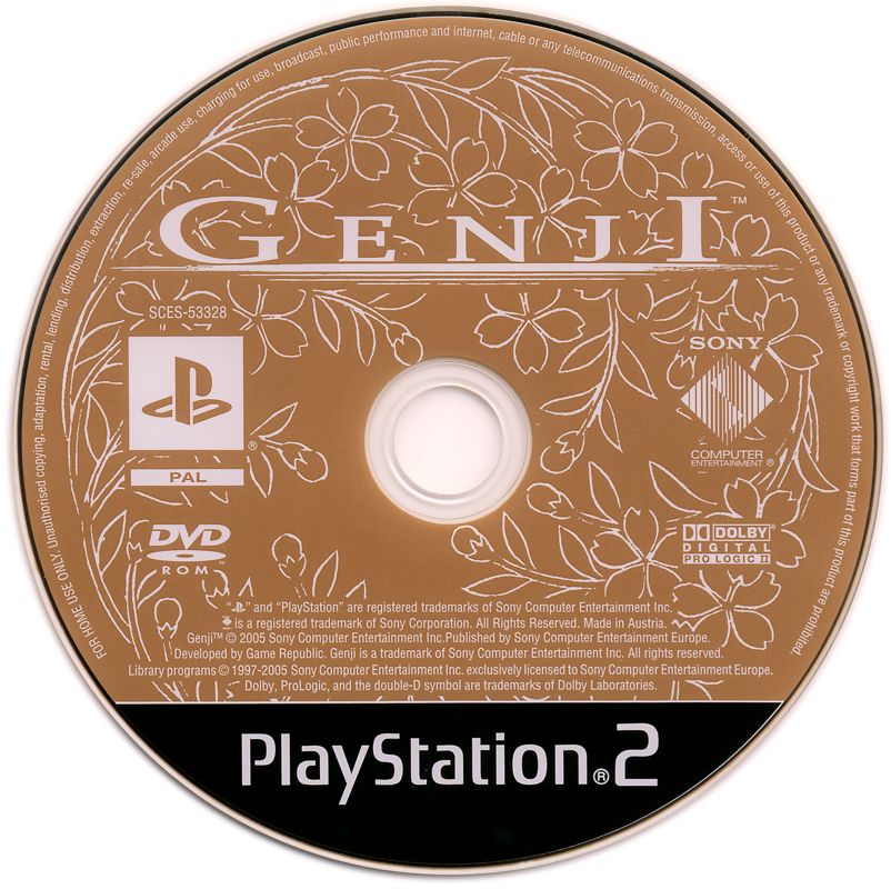 Media for Genji: Dawn of the Samurai (PlayStation 2) (Cardboard cover)