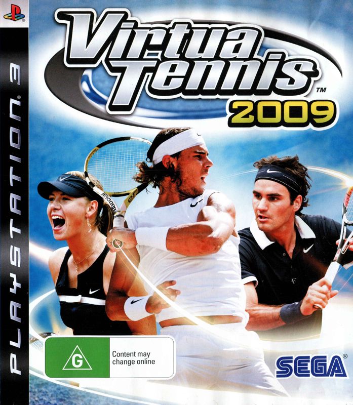 Front Cover for Virtua Tennis 2009 (PlayStation 3)