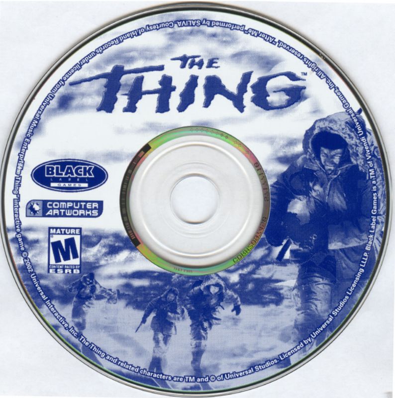 Media for The Thing (Windows) (Large box release)