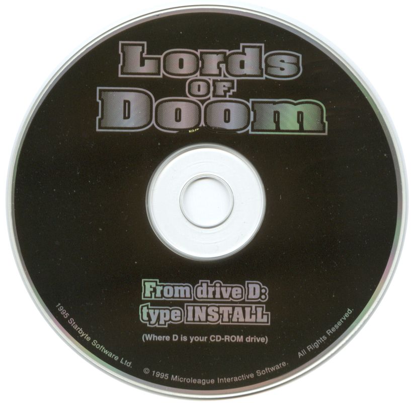 Media for Lords of Doom (DOS)