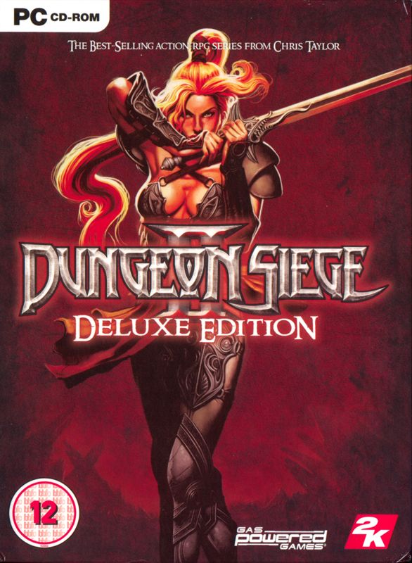 Front Cover for Dungeon Siege II: Deluxe Edition (Windows) (Slipcase + Digipak): Slipcase