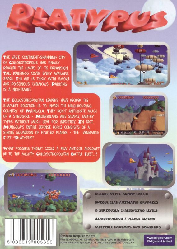 Back Cover for Platypus (Windows)