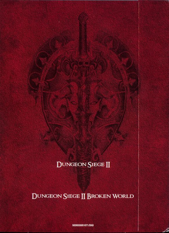 Other for Dungeon Siege II: Deluxe Edition (Windows) (Slipcase + Digipak): Digipak Back